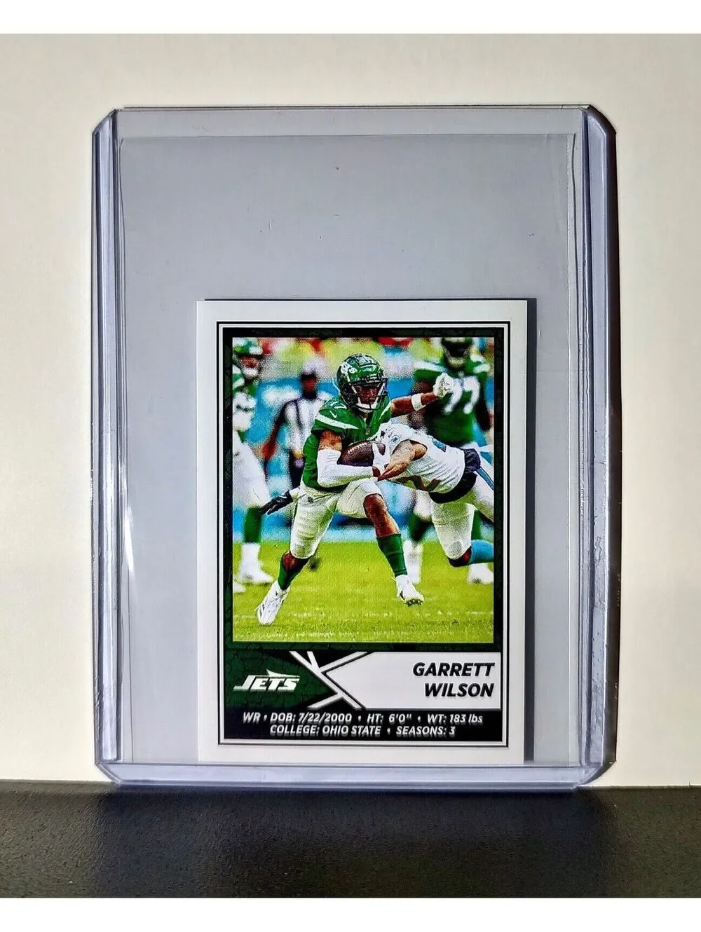 Garrett Wilson 2024 Panini NFL Sticker #93 New York Jets